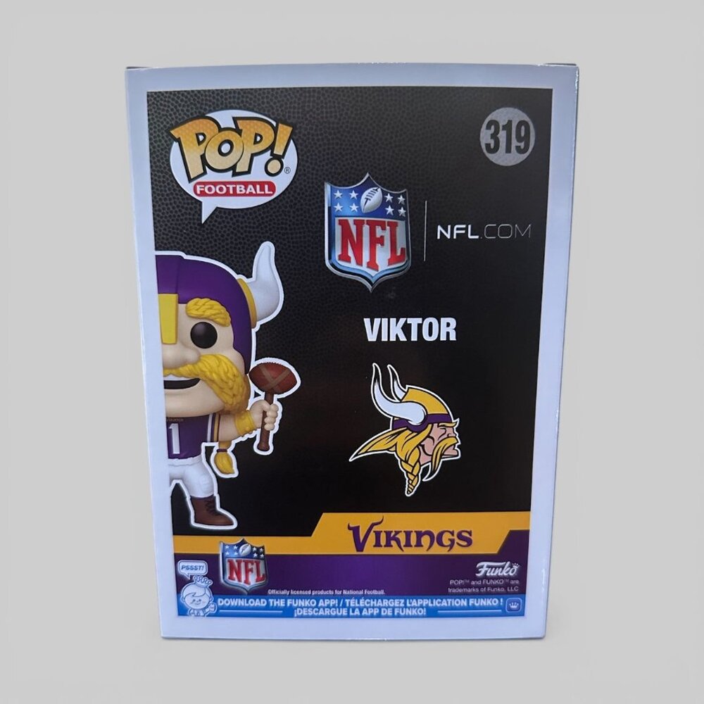 Funko Pop! NFL Mascots: Minnesota Vikings Viktor Figure #319! - Picture 5 of 8